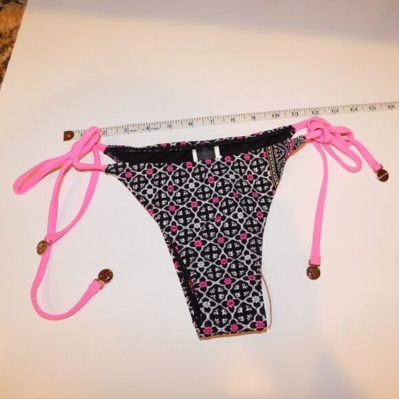MinkPink Side Tie Bikini Bottoms (D9) - Picture 1 of 3